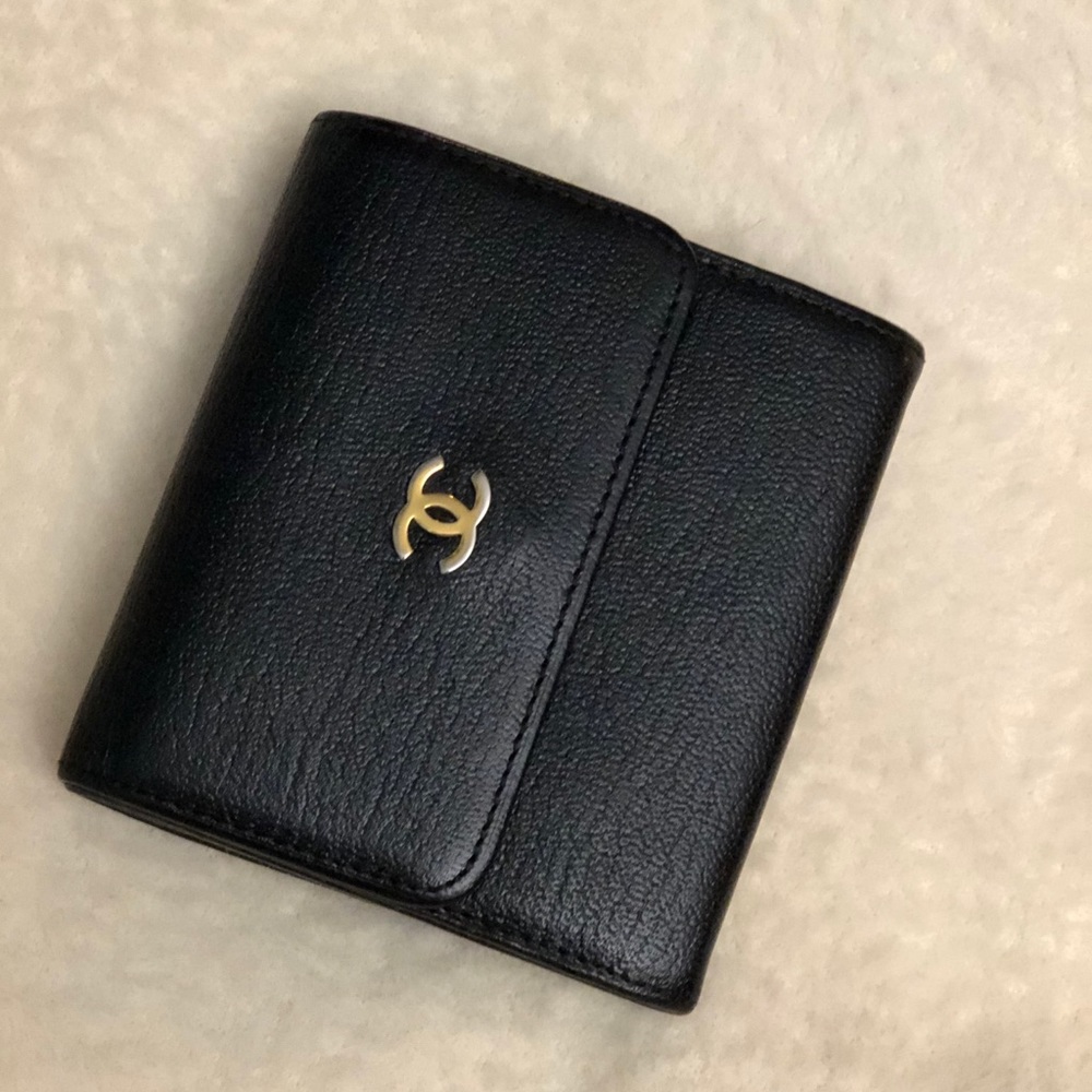 CHANEL Black Mini Wallet